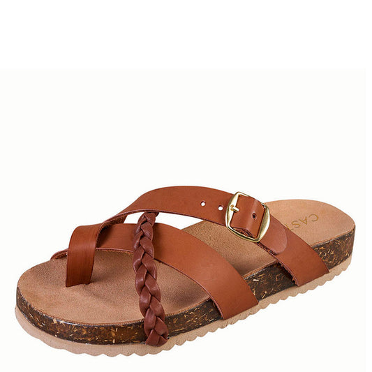 Huarache Para Mujer CASTALIA 349-03 Ladrillo