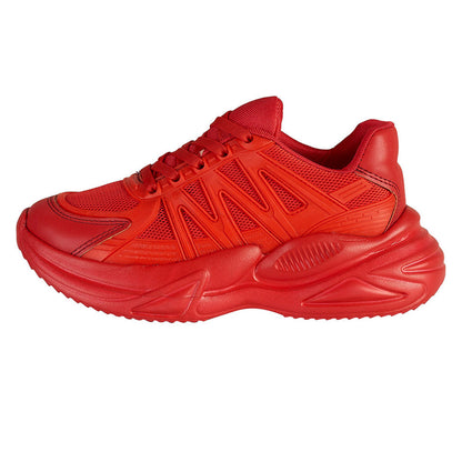 Tenis Urbano Mujer CASTALIA 419-66 Rojo Suela Ancha