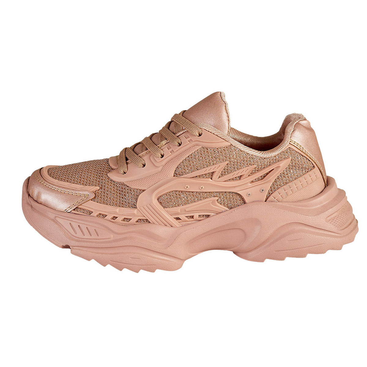 Tenis Urbano Mujer CASTALIA 419-67 Maquillaje Suela Ancha