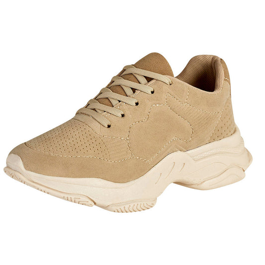 Tenis Urbano Para Mujer CASTALIA 419-68 Arena de Gamuza