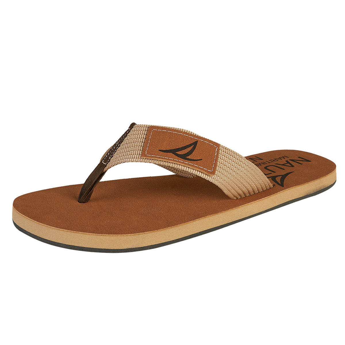 Sandalia Para Hombre CASTALIA 429-90 Tan de Tela