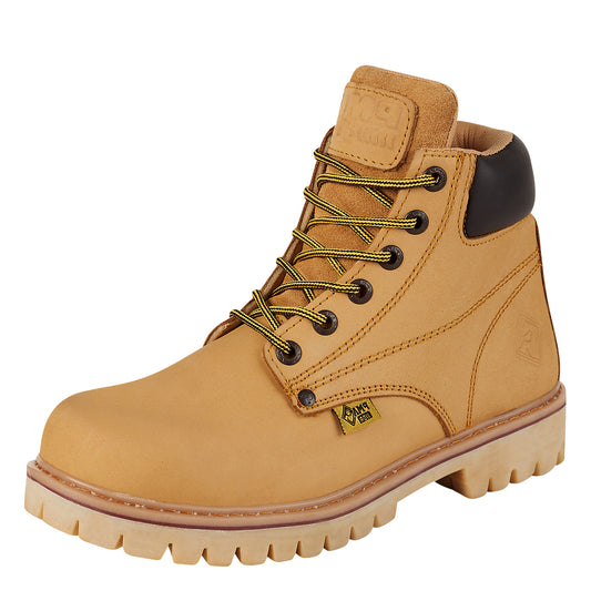 Bota Casual Para Hombre Castalia 476-65 Miel Acabado Buck