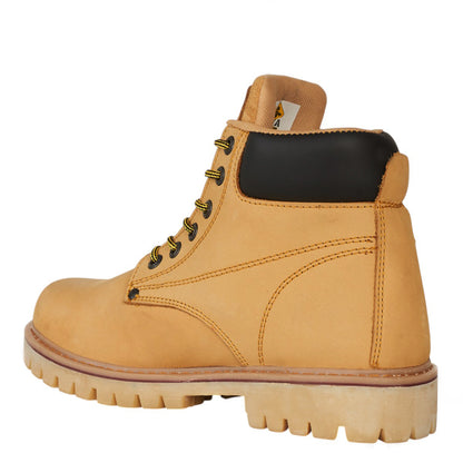 Bota Casual Para Hombre Castalia 476-65 Miel Acabado Buck