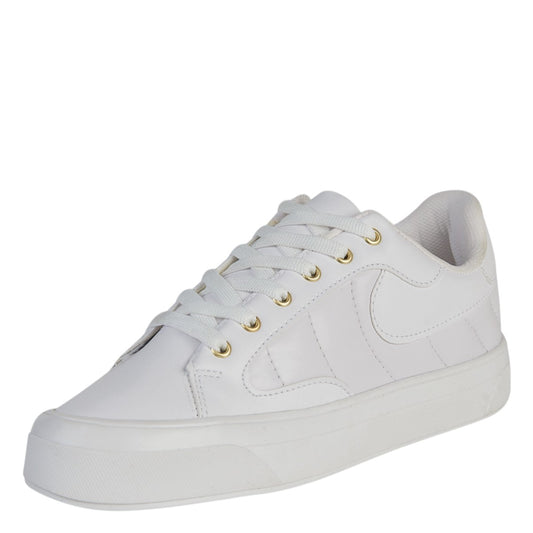 Tenis Blanco Para Mujer Castalia 505-13 Escolar