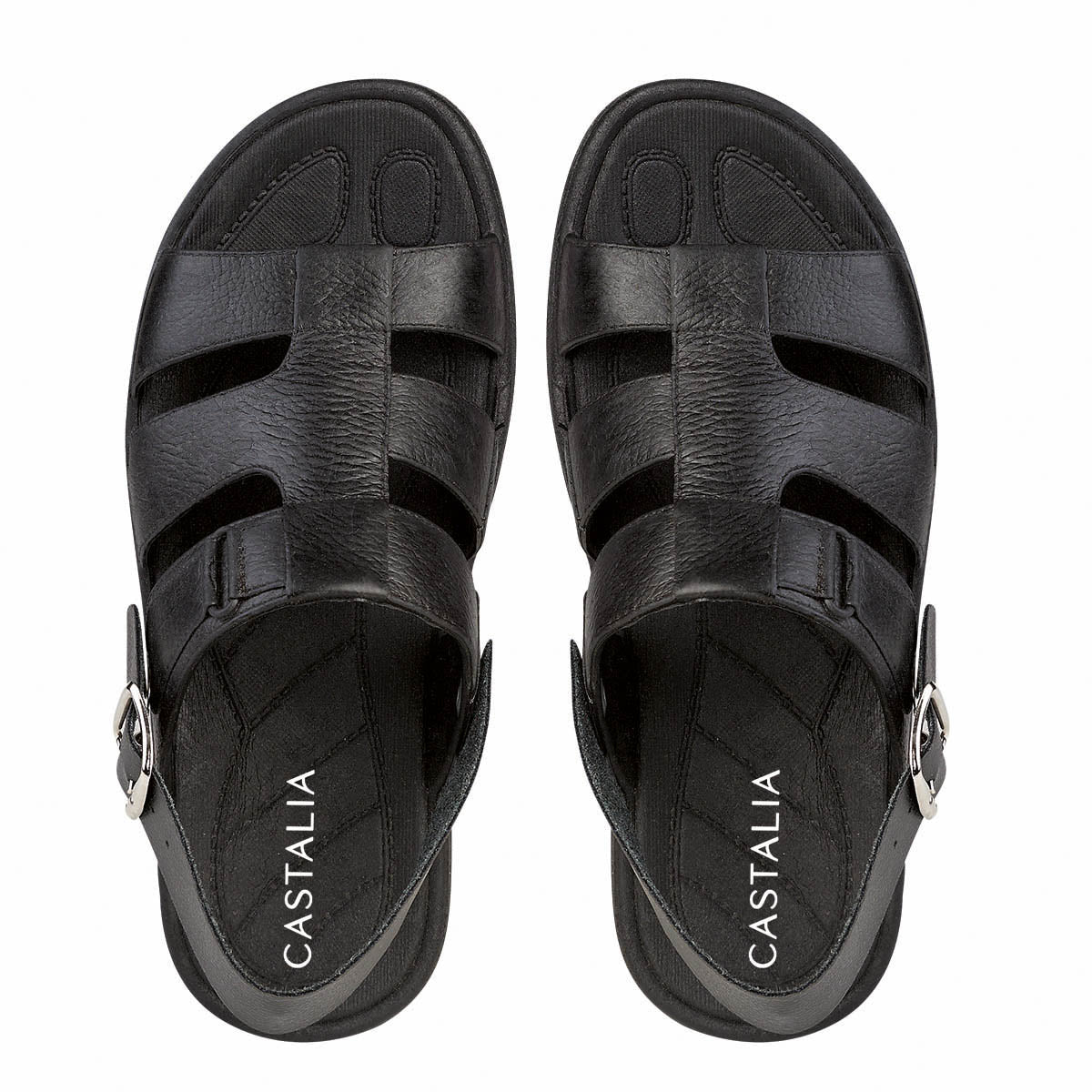Sandalia Duo Pack Para Hombre CASTALIA 507-140 Negro y Café
