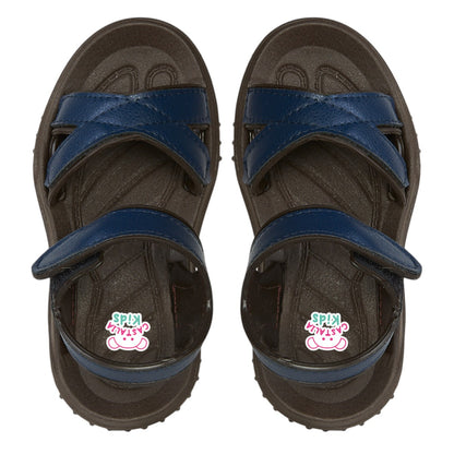 Sandalia Para Niño Castalia 507-162 Azul Cinta Autoadherente