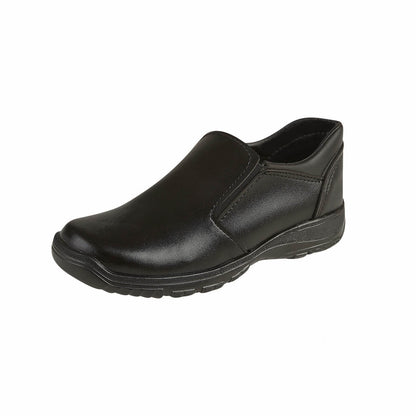 Zapato Escolar Para Niño CASTALIA Negro Resorte ajustable