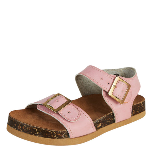 Huarache Para Niña Castalia 535-116 Rosa Doble Ajuste
