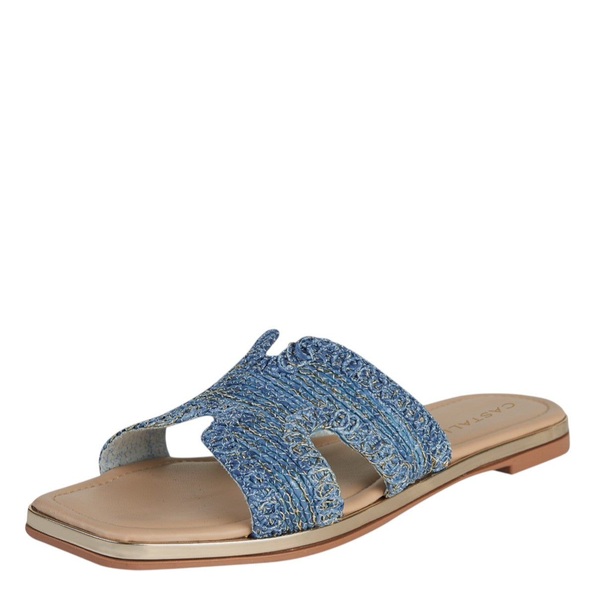 Sandalia De Mujer Castalia 561-111 Azul
