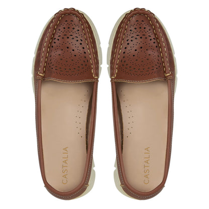 Zapato Confort Moderno Mujer Castalia 561-116 Con Plataforma