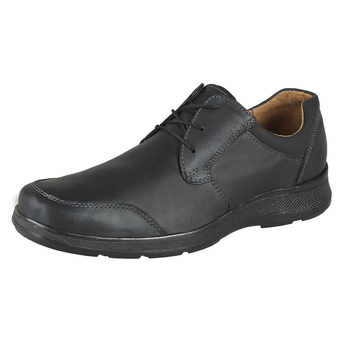 Zapato Confort Para Hombre CASTALIA Negro 100 % Piel 574-27