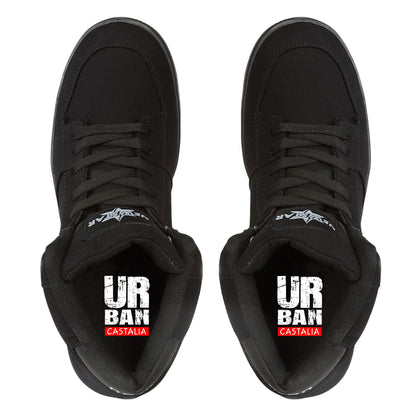 Tenis Urban Tipo Bota Para Hombre Castalia 600-95 Negro