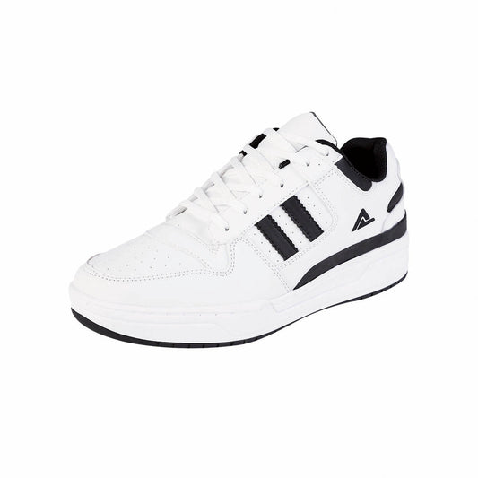 Tenis Urbano Para Hombre Castalia 603-80 Blanco Con Negro