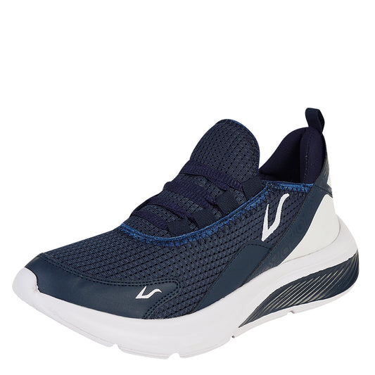 Tenis Deportivo Para Hombre Castalia 608-141 Azul Marino Suela Doble Soporte