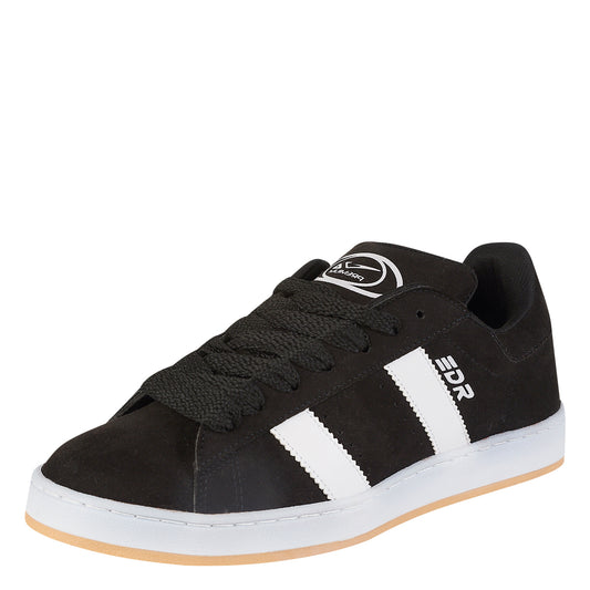 Tenis Urban De Gamuza Para Hombre Castalia 641-69 Negro Con Blanco