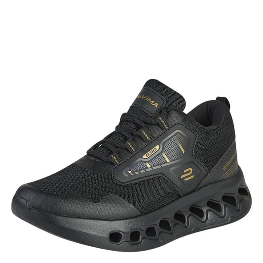 Tenis Deportivo Para Mujer Castalia 651-35 Negro Suela Doble Soporte