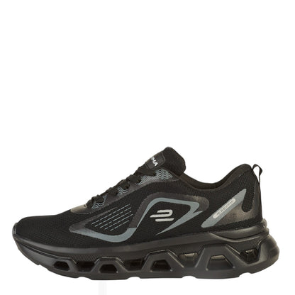 Tenis Deportivo Para Hombre Castalia 651-43 Negro Suela Doble Soporte