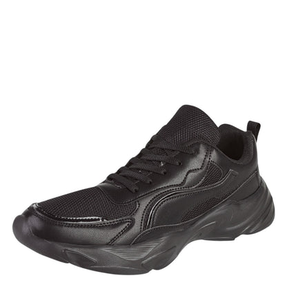 Tenis Deportivo Para Hombre Castalia 659-134 Negro Suela Doble Soporte