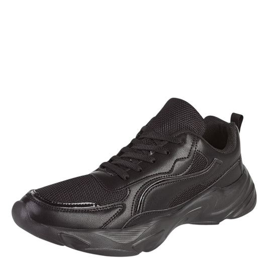 Tenis Deportivo Para Hombre Castalia 659-134 Negro Suela Doble Soporte