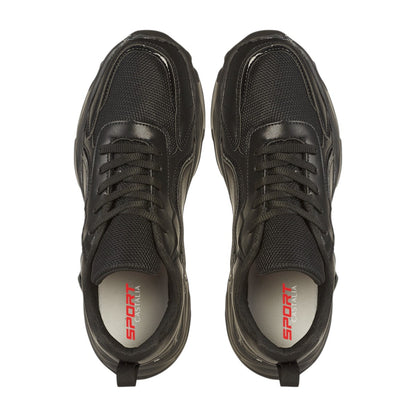 Tenis Deportivo Para Hombre Castalia 659-134 Negro Suela Doble Soporte