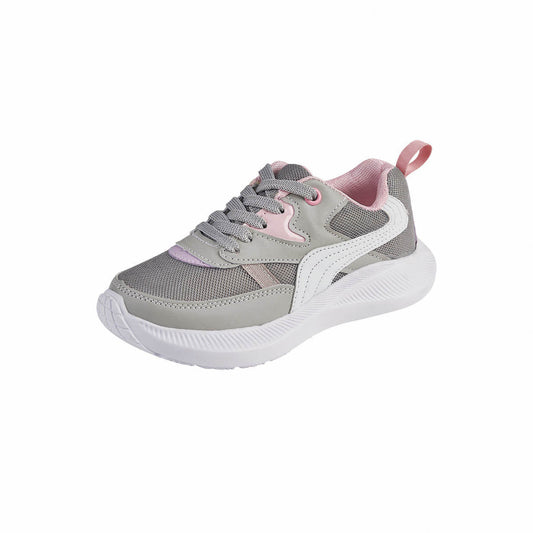 Tenis Deportivo Para Niña CASTALIA 659-98 Gris con Rosa