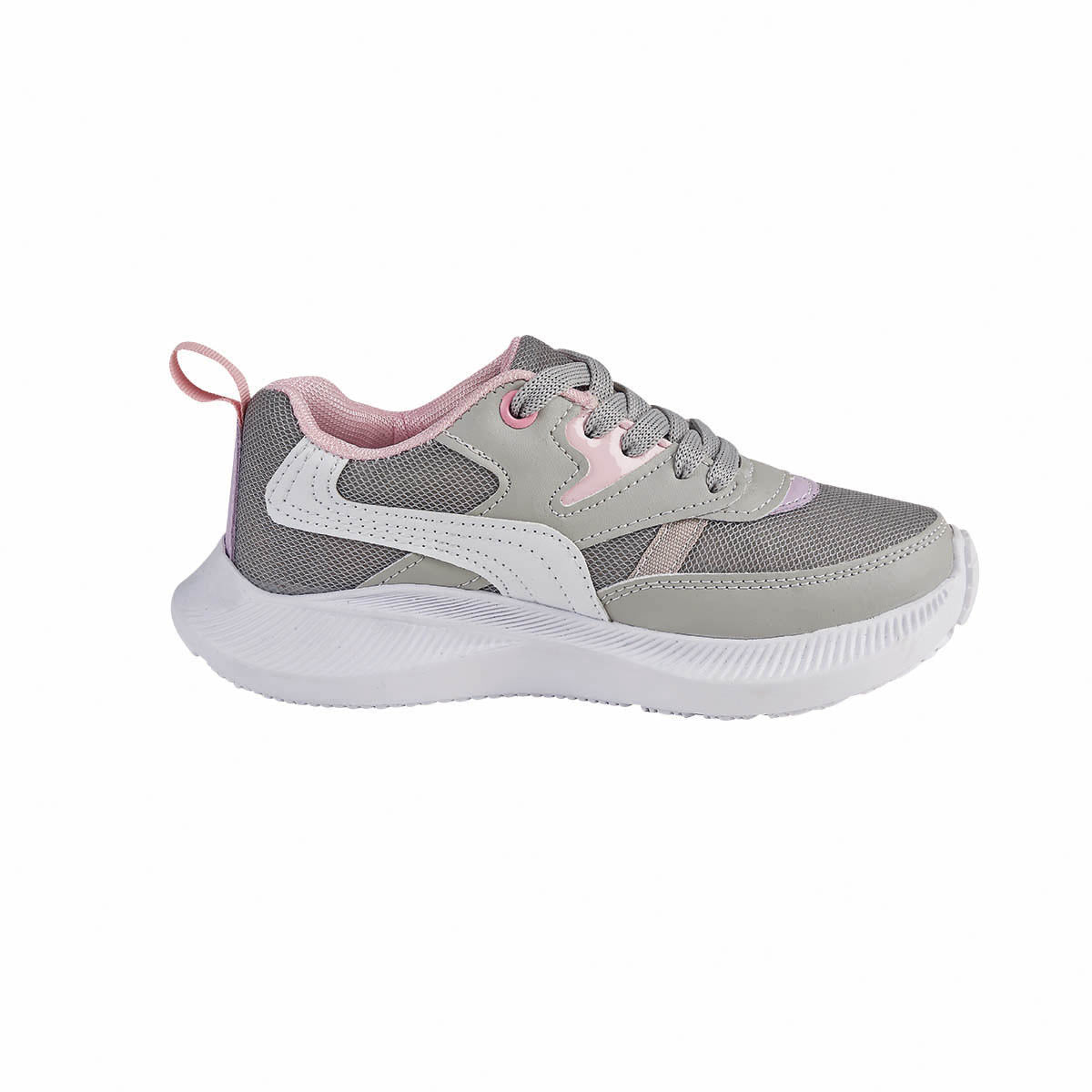 Tenis Deportivo Para Niña CASTALIA 659-98 Gris con Rosa