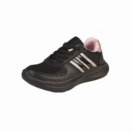 Tenis Deportivo Para Niña CASTALIA 659-99 Negro con Rosa