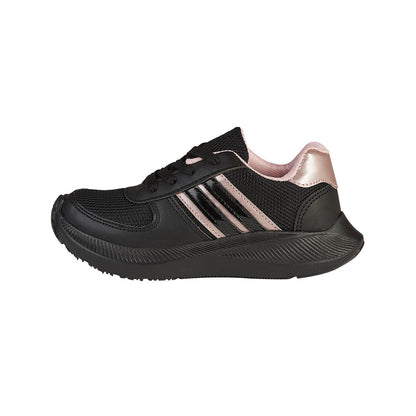 Tenis Deportivo Para Niña CASTALIA 659-99 Negro con Rosa