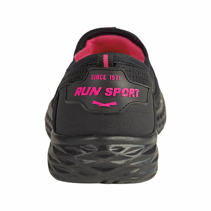 Tenis Deportivo Para Mujer CASTALIA 689-18 Negro con Rosa