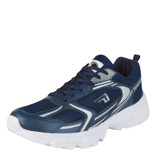 Tenis Deportivo Para Hombre Castalia 701-007 Marino Con Blanco Suela Doble Soporte