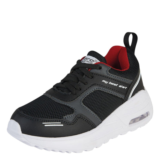 Tenis Deportivo Para Niño Castalia 704-005 Negro