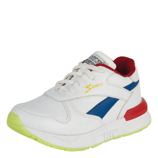 Tenis Deportivo Para Niño Castalia 704-006 Blanco Con Azul