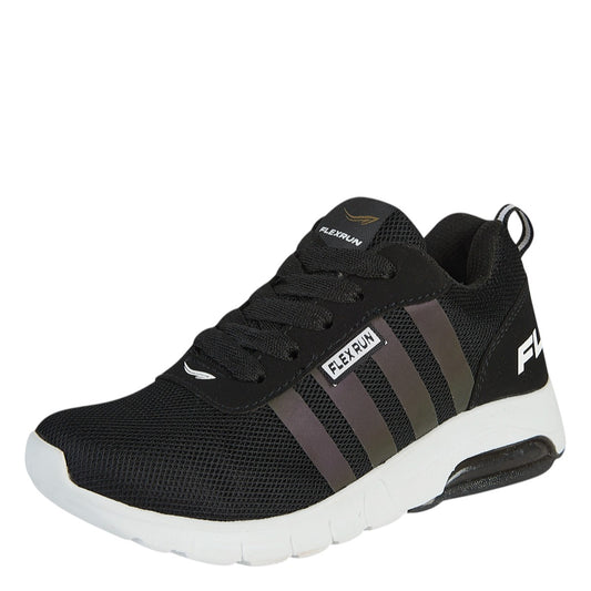 Tenis Deportivo Para Niña Castalia 708-004 Negro Tornasol