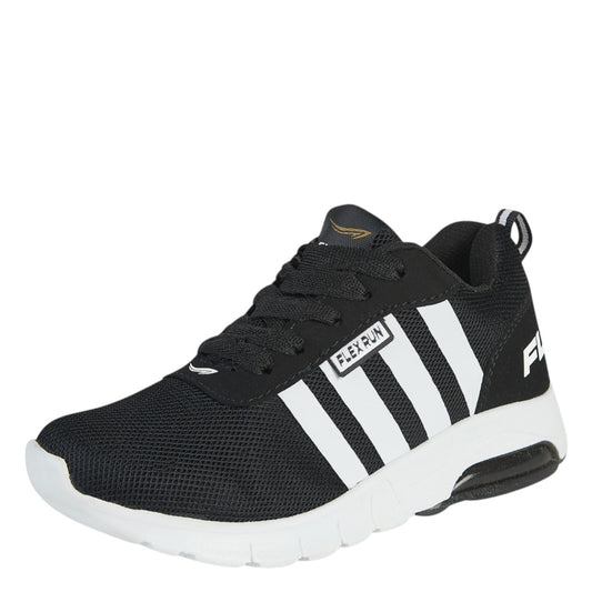 Tenis Deportivo Para Niño Castalia 708-005 Negro Con Blanco