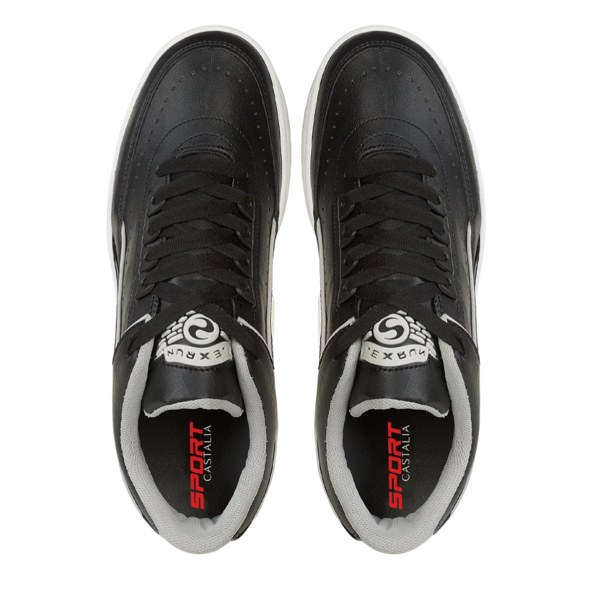 Tenis Urban Para Hombre Castalia 708-006 Negro Con Gris