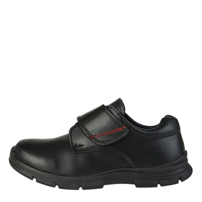 Zapato Escolar Para Niño CASTALIA 751-007 Negro Cinta Autoadherente