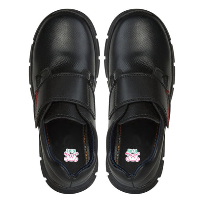 Zapato Escolar Para Niño CASTALIA 751-007 Negro Cinta Autoadherente