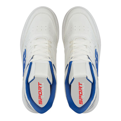 Tenis Urban Para Hombre Castalia 755-008 Blanco Con Azul