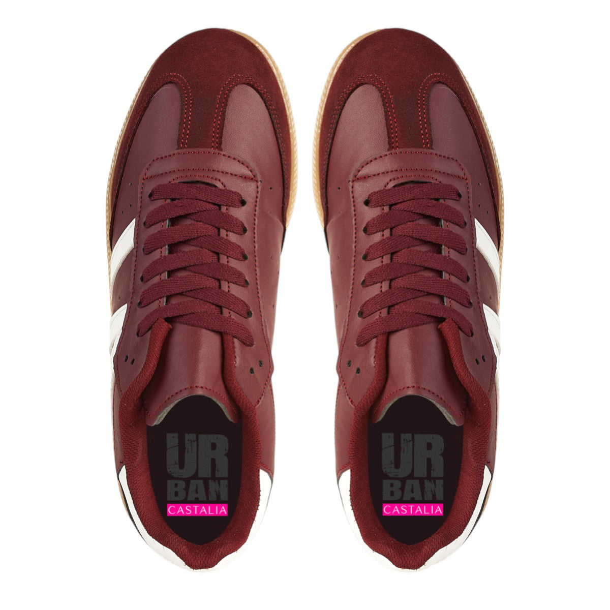 Tenis Urbano Para Mujer Castalia Con Detalles En Gamuza