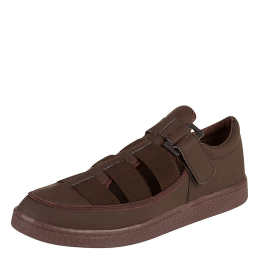 Huarache Cerrado Para Hombre Castalia 789-009 Café