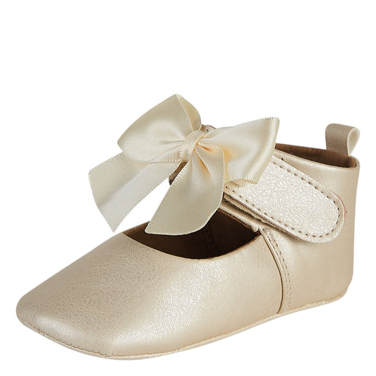 Balerina Para Bebé Niña Castalia 790-003 Beige Con Moño