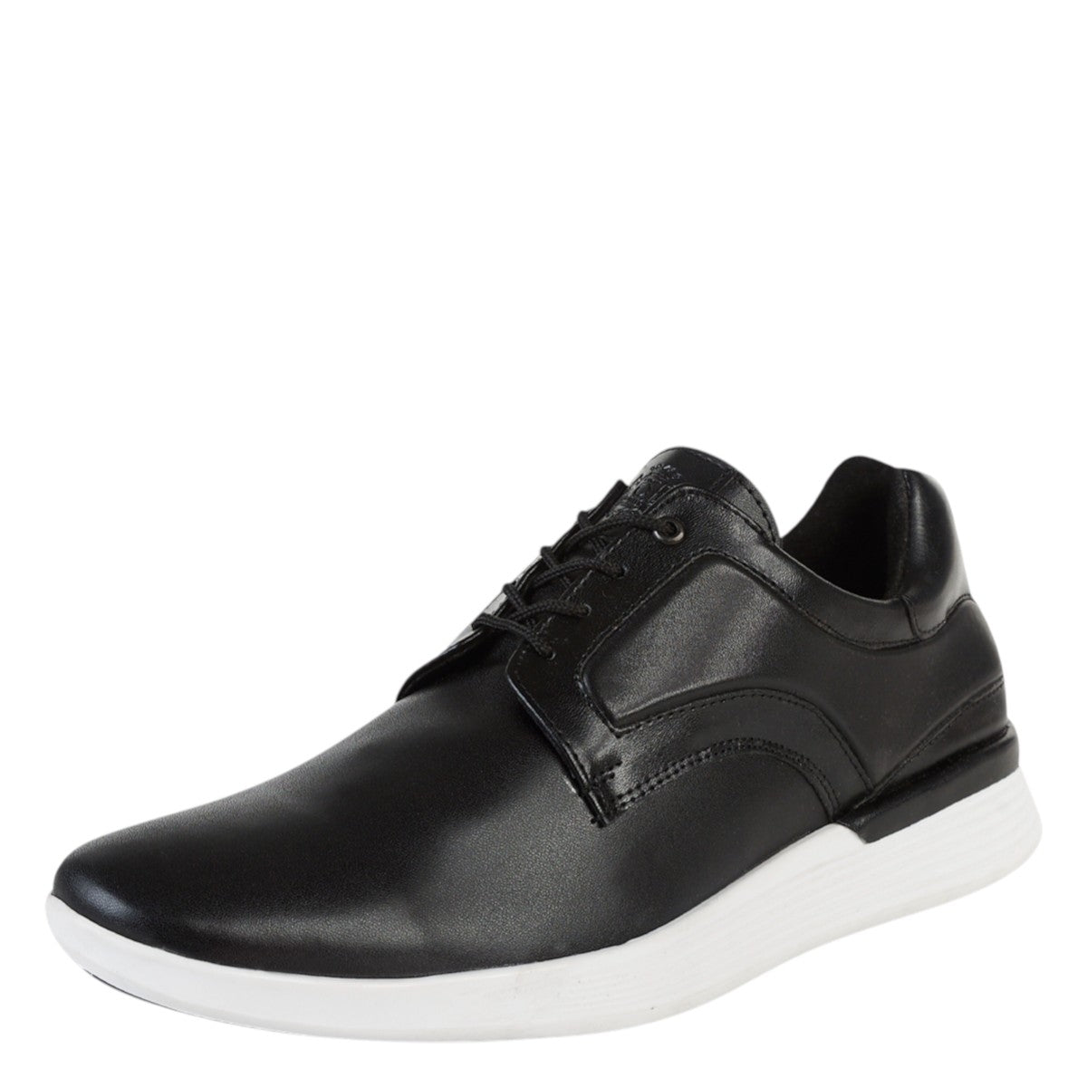 Zapato Casual Para Hombre Castalia 794-001 Negro Con Blanco