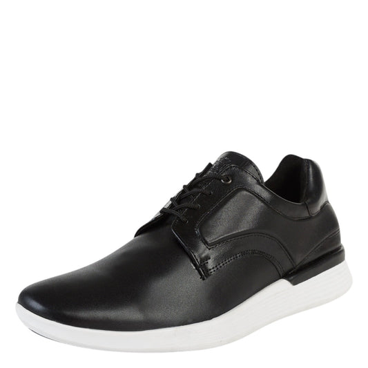 Zapato Casual Para Hombre Castalia 794-001 Negro Con Blanco