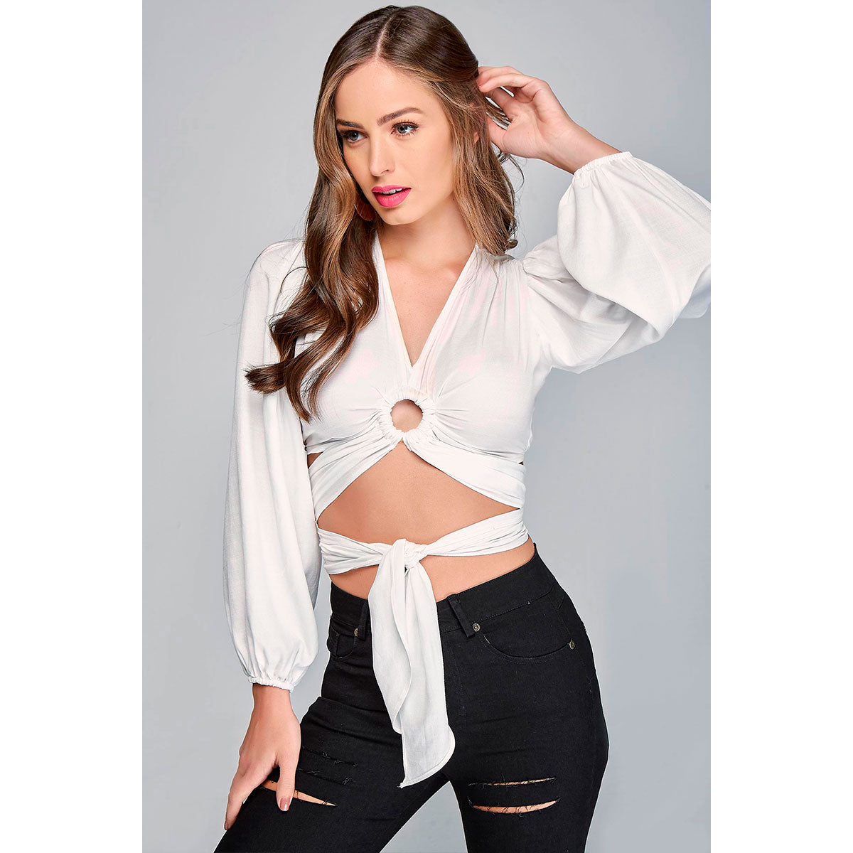 Blusa Para Mujer TREVO 988-62 Blanco