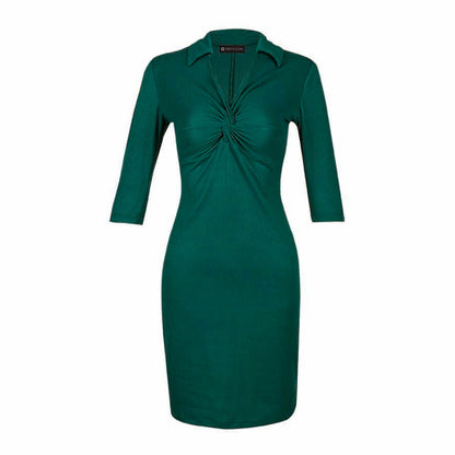 Vestido Corto Para Mujer TREVO 1011-26 Verde de Licra