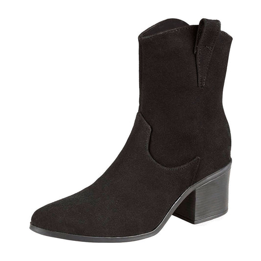 Botin de Gamuza Para Mujer CASTALIA Negro 139-24