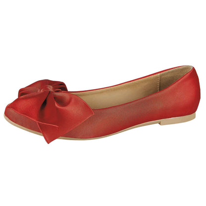 Balerina Para Mujer CASTALIA Rojo con Moño 157-24