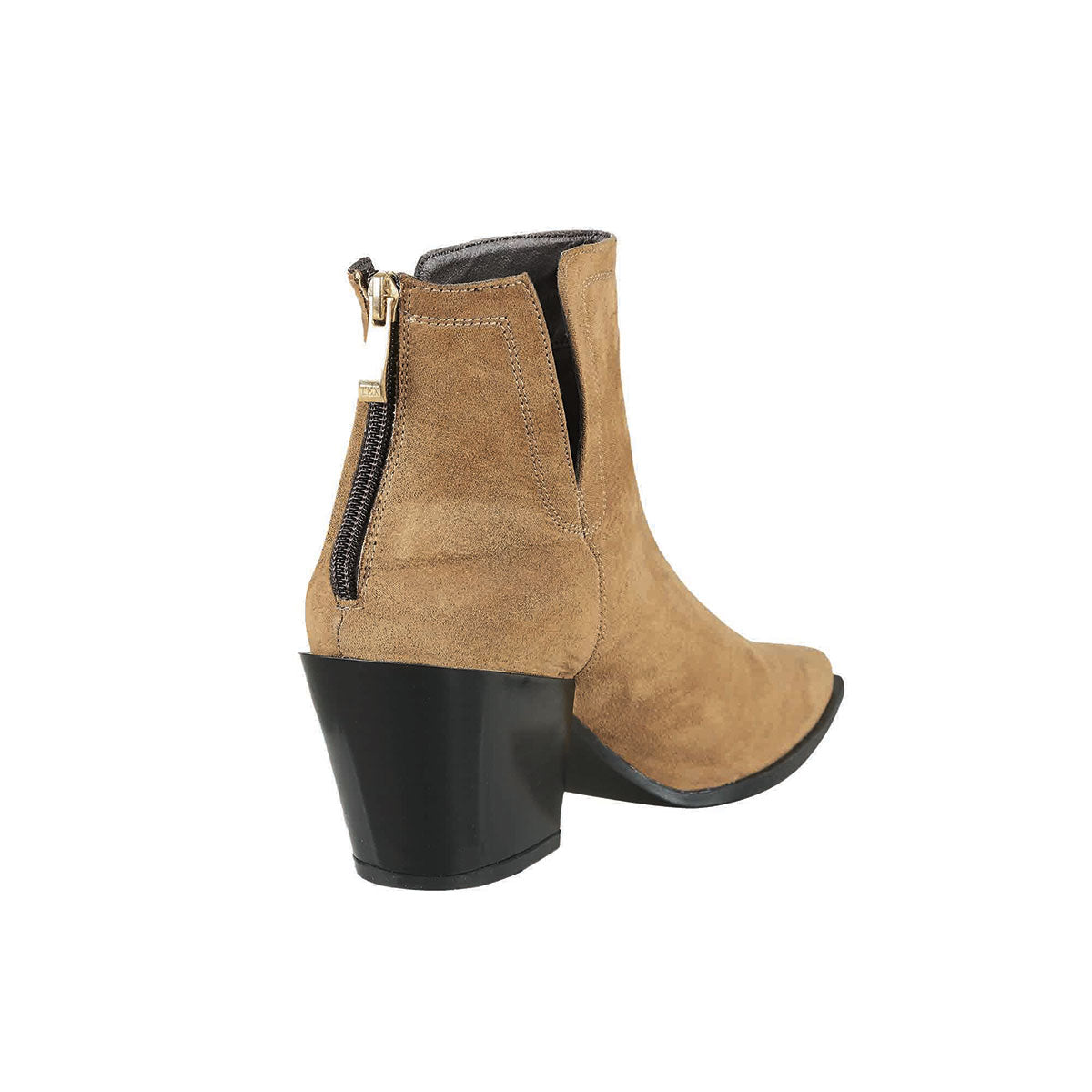 Botin de Gamuza Para Mujer CASTALIA Almendra 256-63