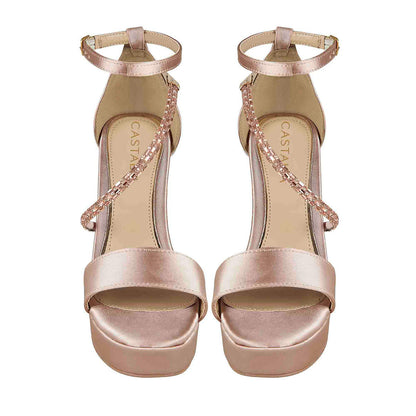 Tacón Para Mujer CASTALIA Nuty Detalle Cristal 296-20