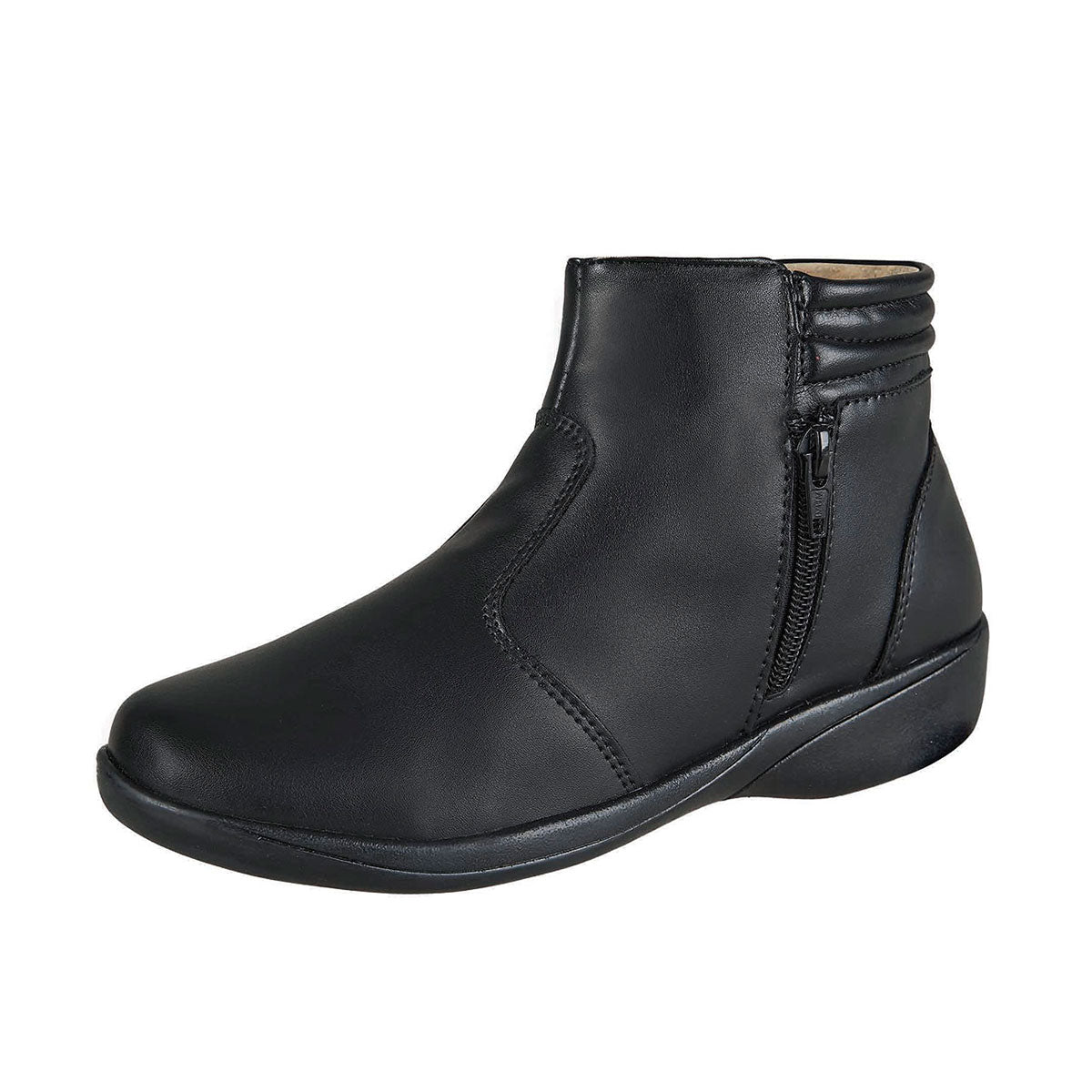 Botin Para Mujer CASTALIA Negro 100 % Piel natural 384-39